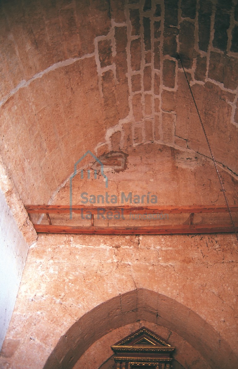 Bóveda de la capilla meridional Bóveda de la capilla meridional