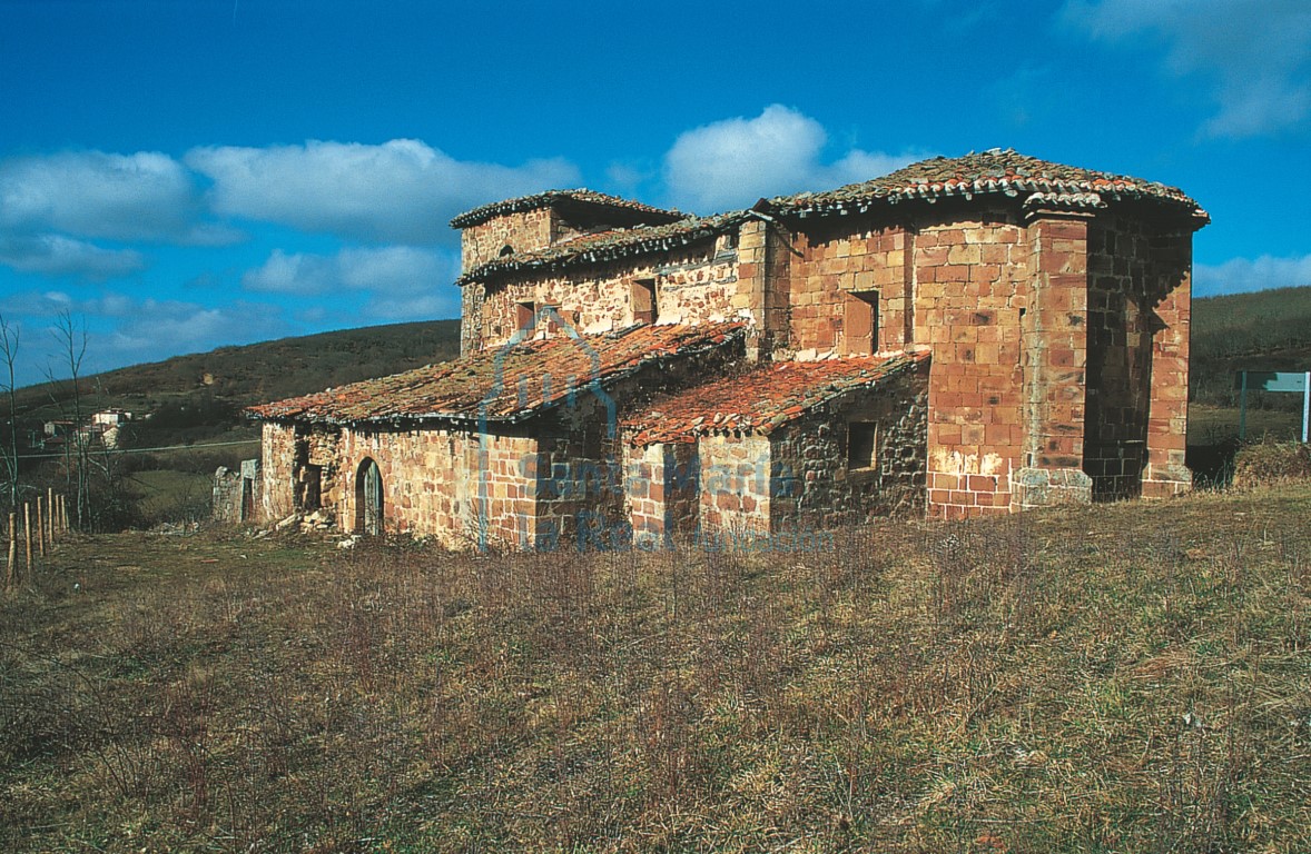 Vista general del templo, según el aspecto que presentaba en febrero de 2000