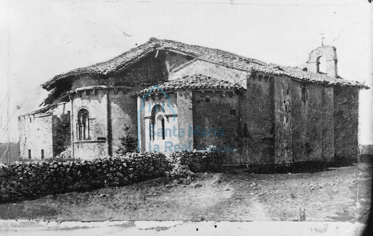 La ermita unos años antes de su desapareción