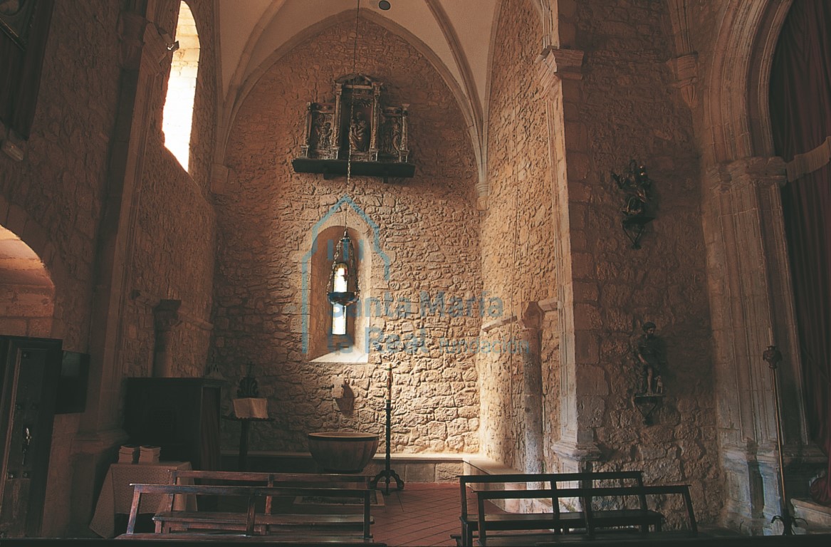 Interior del tramo occidental de la nave