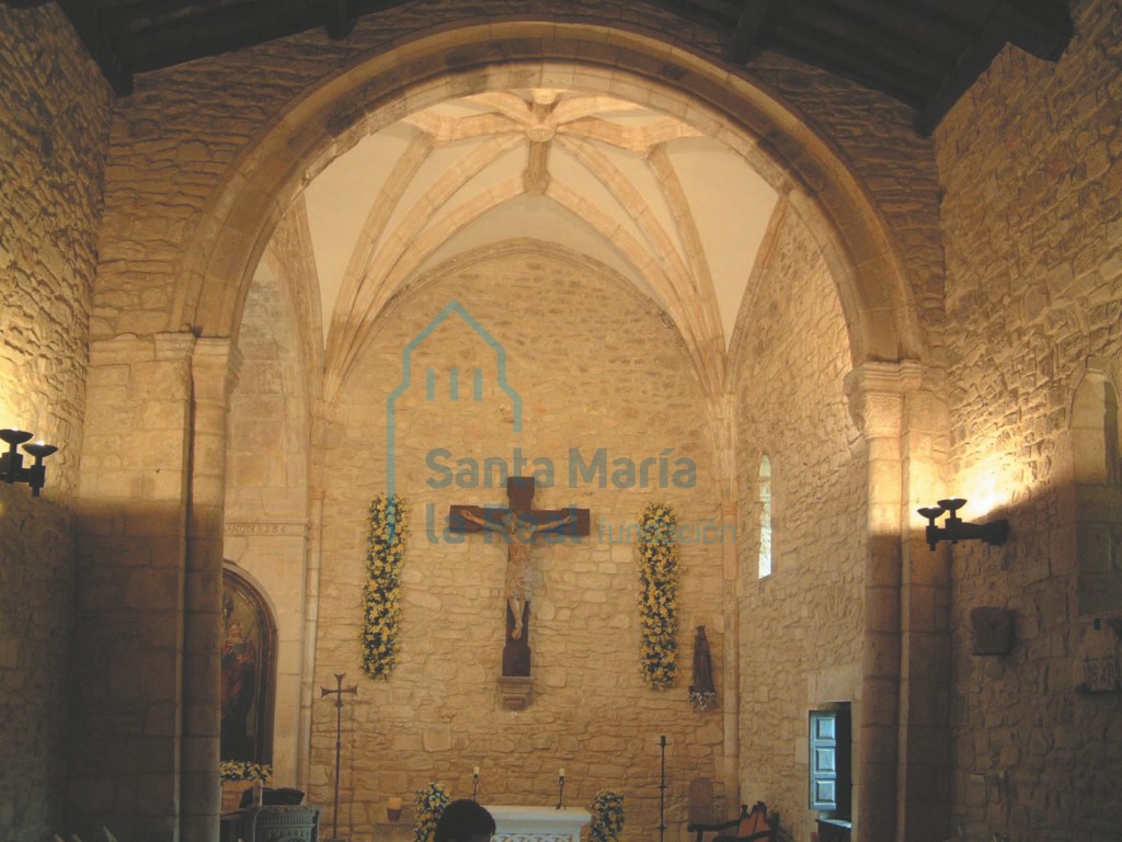 Interior de la capilla