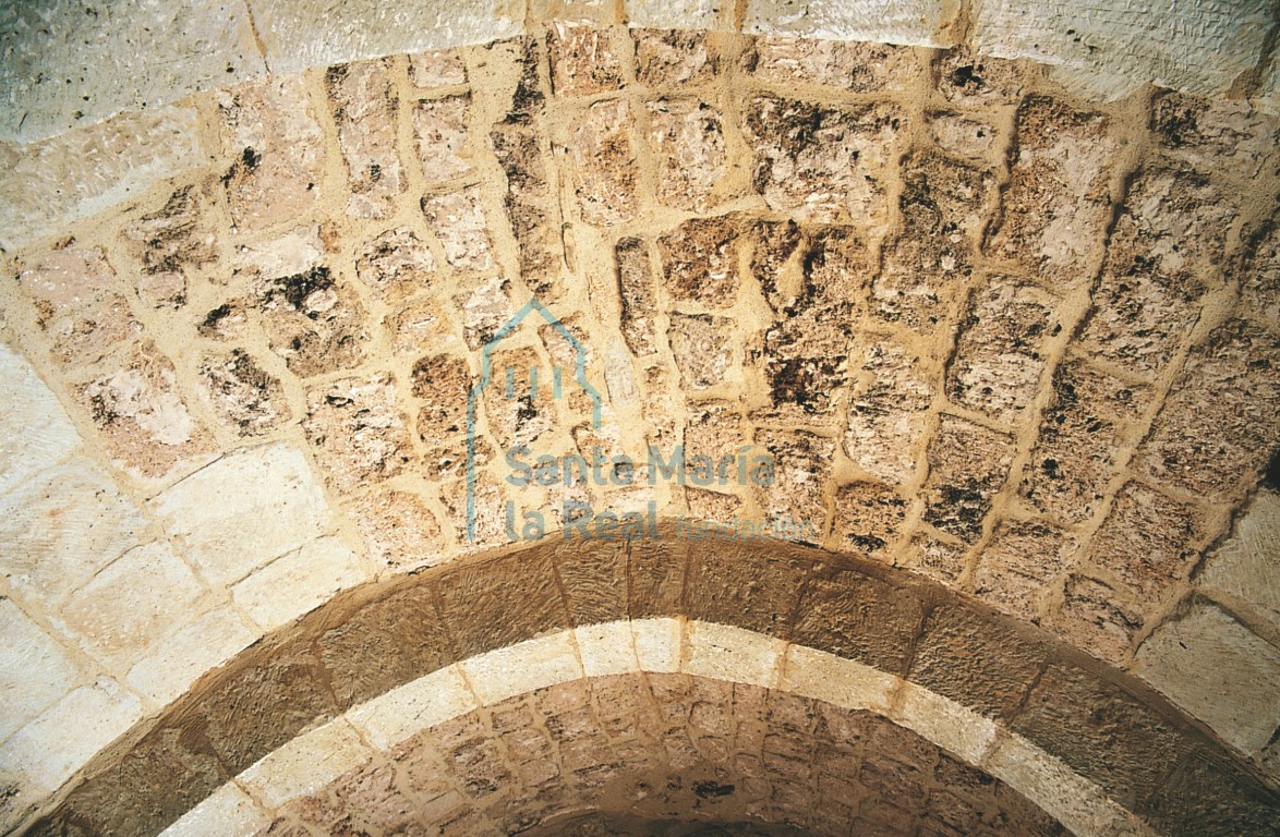 Detalle de la bóveda de la nave