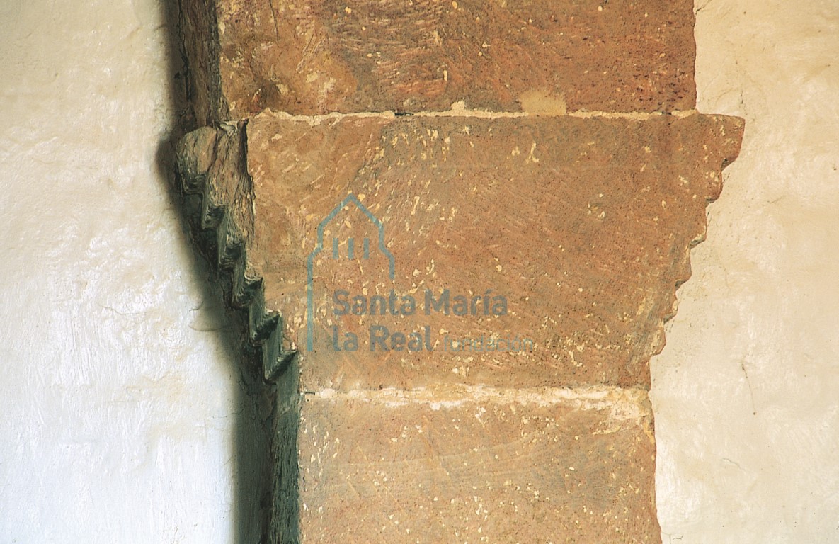 Detalle de la arquería interior