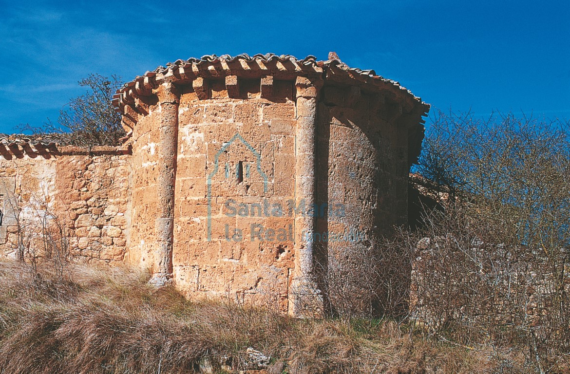 Vista exterior del ábside