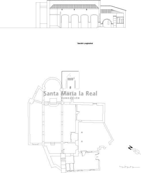 Planta y Sección longitudinal