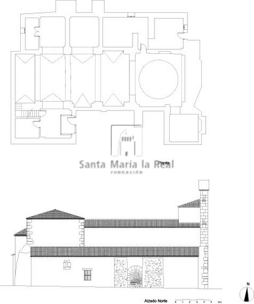 Planta y Alzado norte Planta y Alzado norte