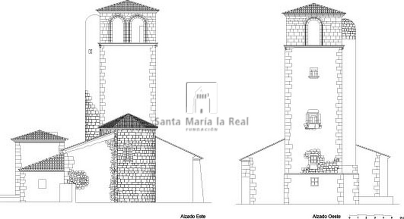 Alzados este y oeste