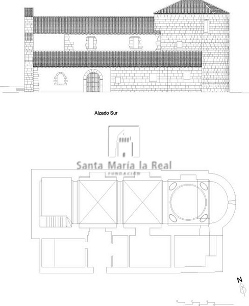 Alzado sur y Planta