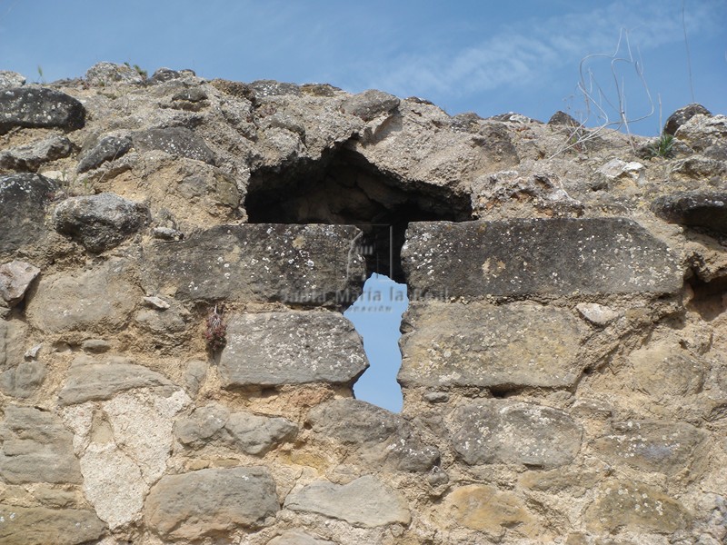 Detalle del vano del ábside