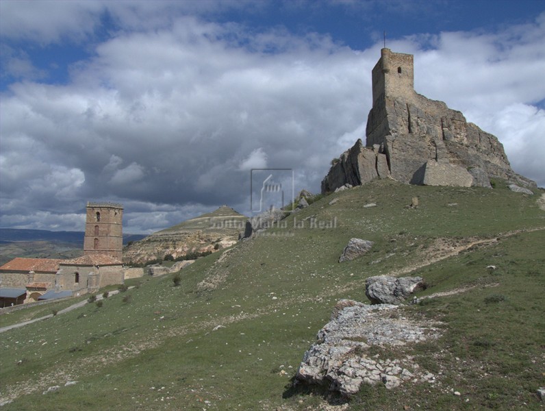 Panorámica con el castillo