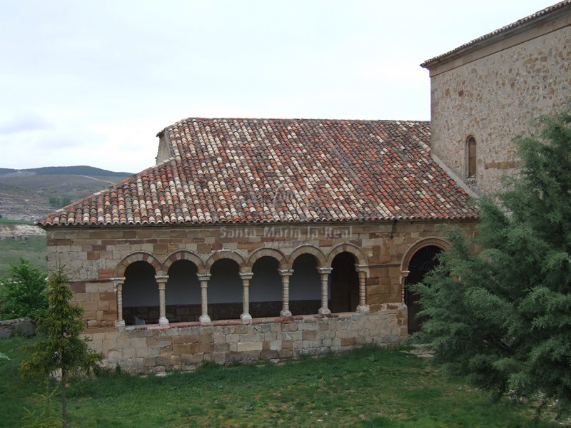 Vista del pórtico