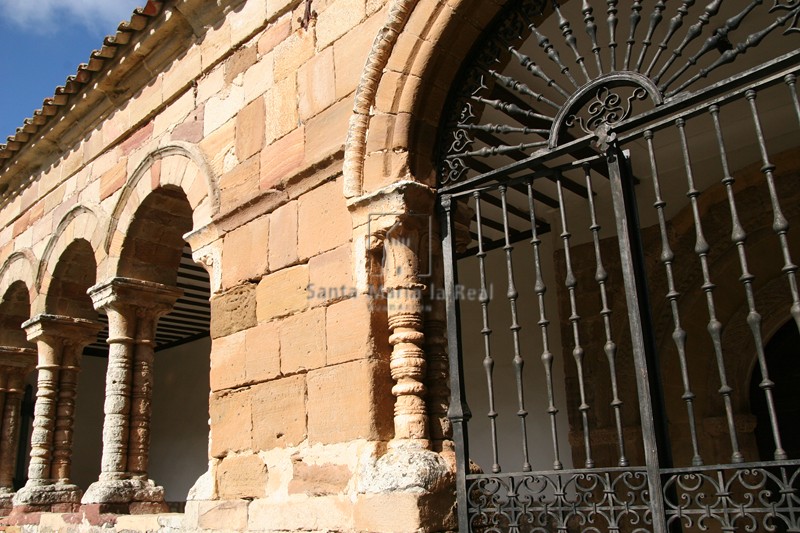 Vista del pórtico