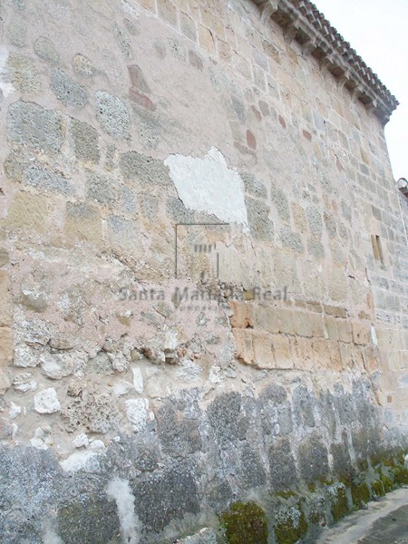 Detalle del muro norte