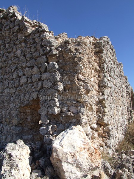 Detalle de los muros