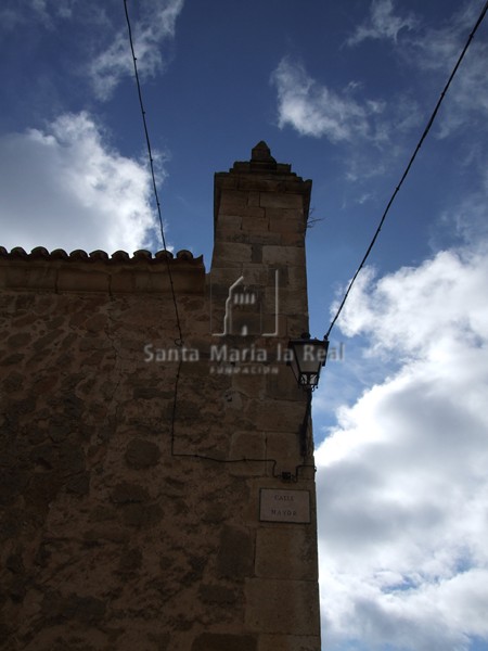 Vista de la espadaña