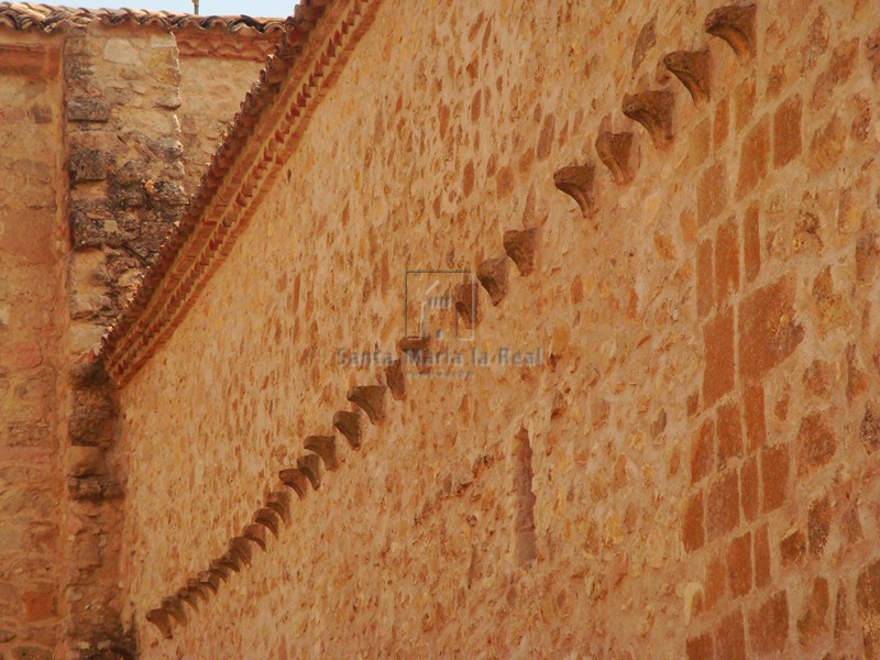 Detalle de la cornisa primitiva