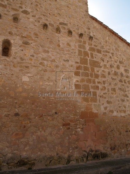 Detalle del muro norte