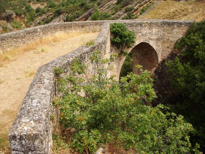 Calzada sobre el puente