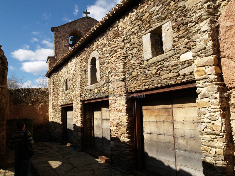 Interior del pórtico