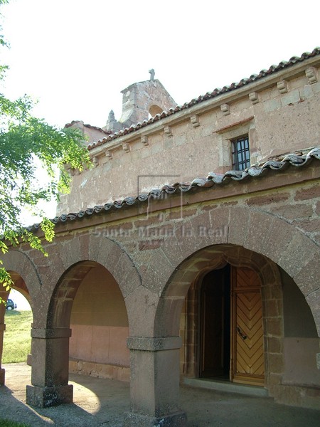 Vista del pórtico