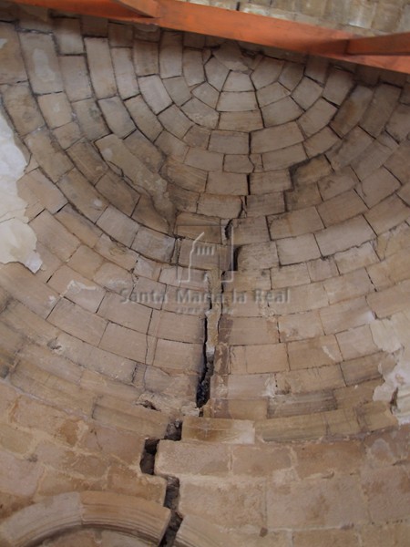 Detalle de la bóveda de la cabecera