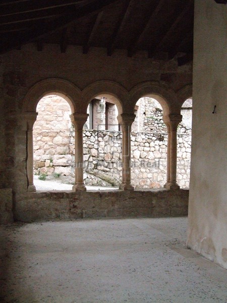 Interior del pórtico