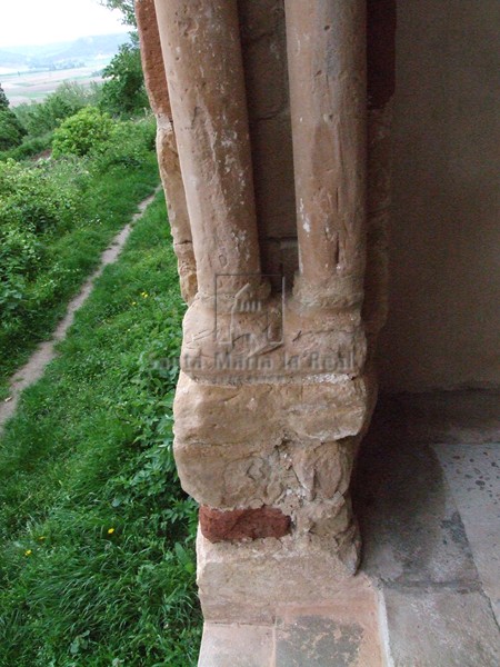 Detalle de columnas del pórtico