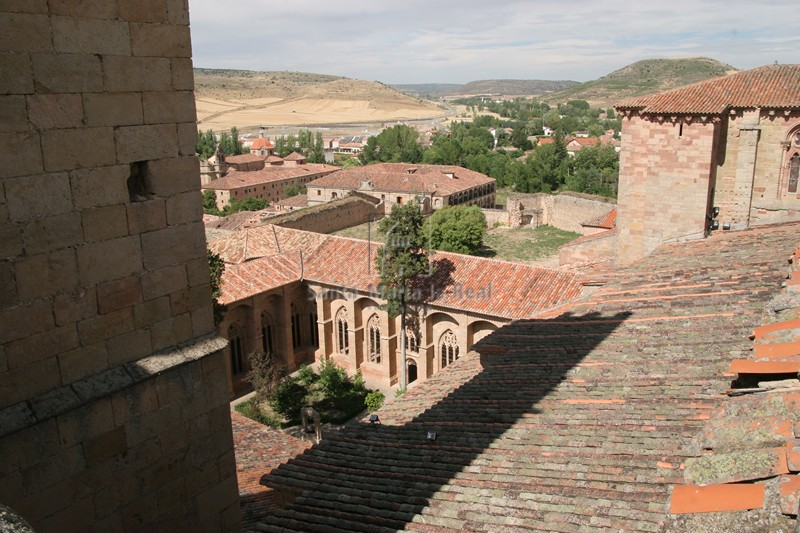 Vista aérea del claustro