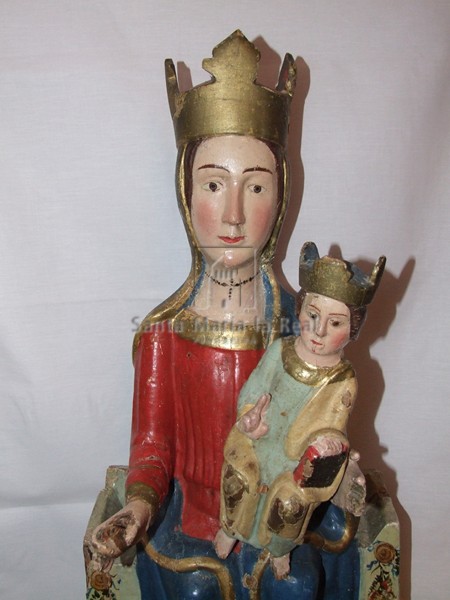 Detalle de la imagen de Nuestra Señora de Aranz