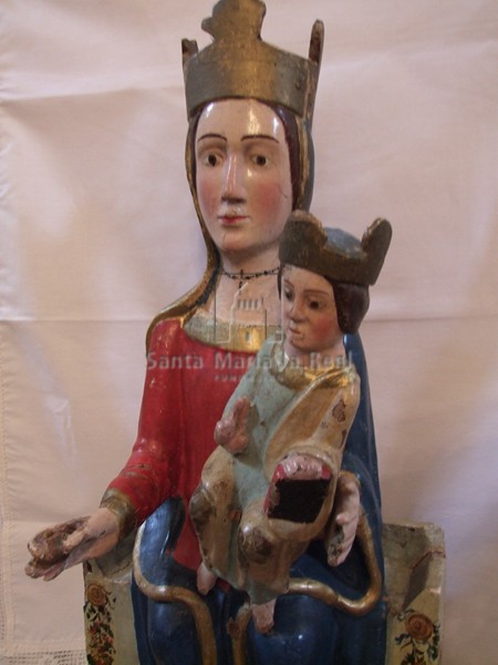 Detalle de la imagen de Nuestra Señora de Aranz
