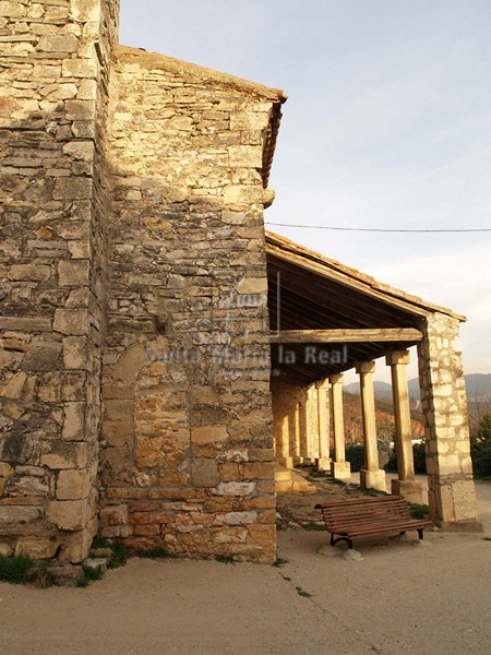 Vista del pórtico