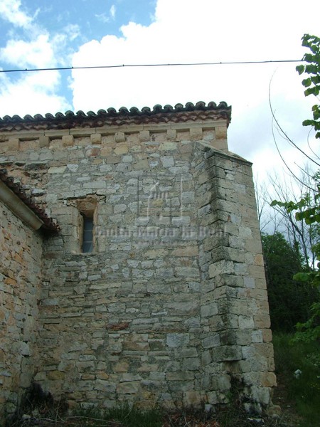 Detalle de la cabecera desde el muro sur