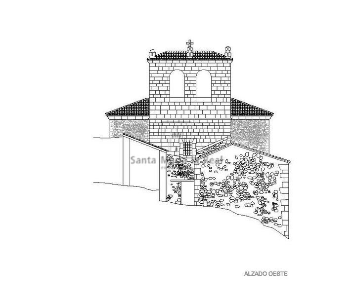 Alzado oeste