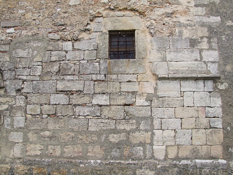 Detalle del muro sur