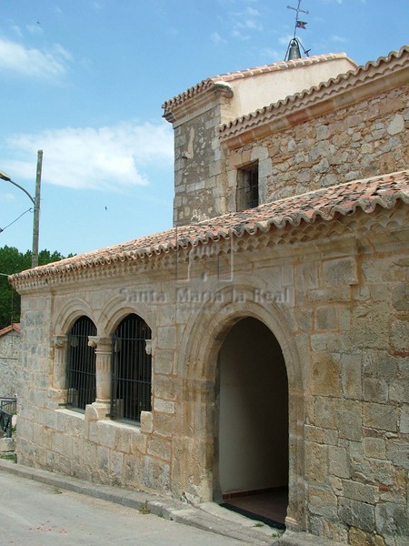 Detalle del pórtico