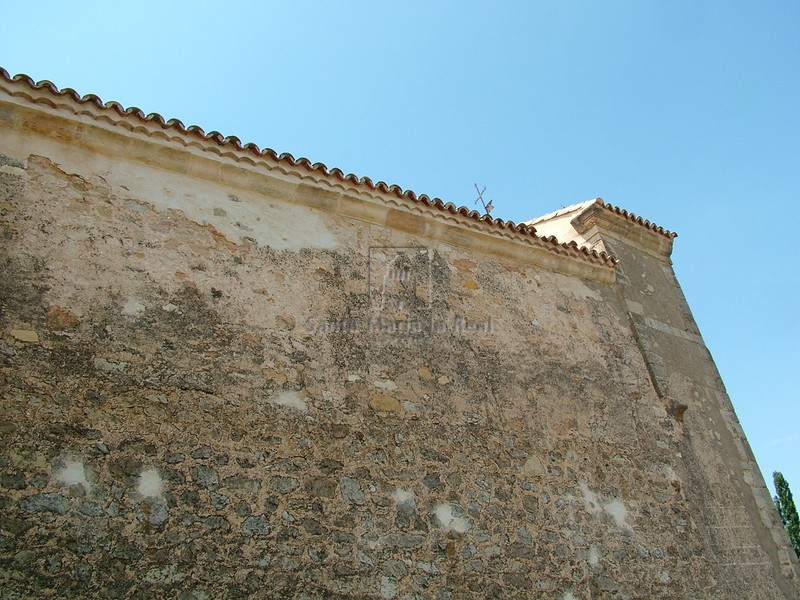 Detalle del muro norte