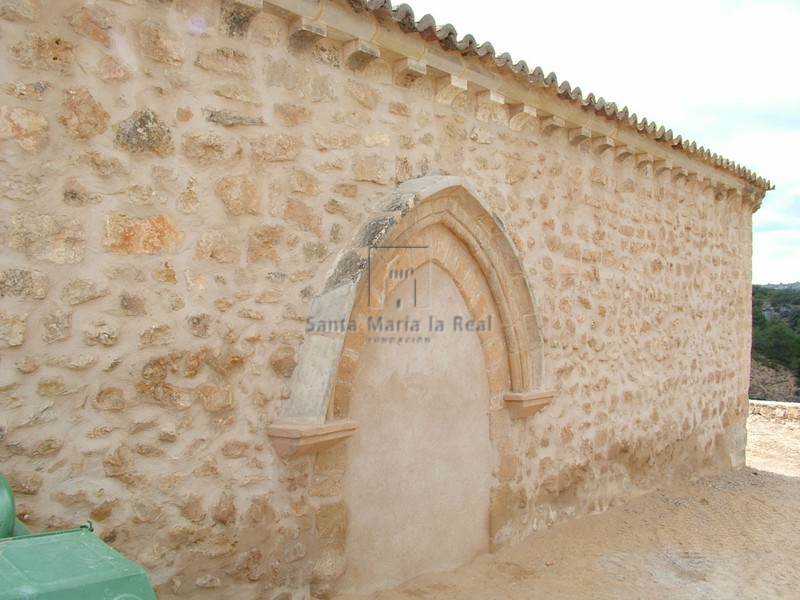 Detalle del muro norte