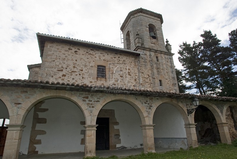 Vista general de la iglesia del siglo XVIII