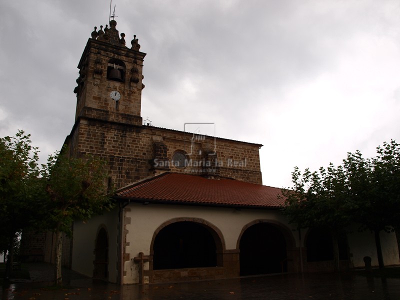 Vista general de la iglesia del siglo XVI