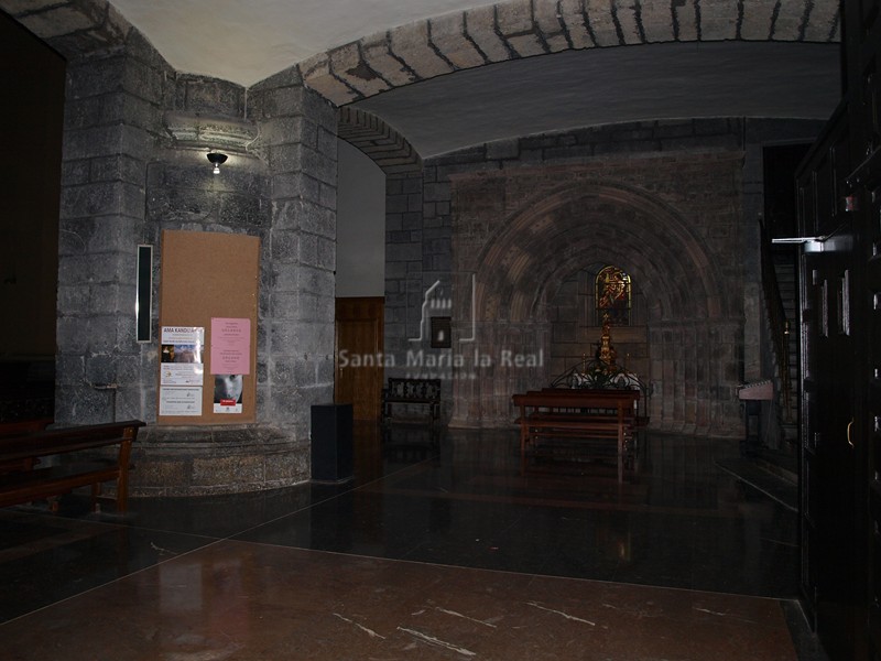 Portada de la desaparecida iglesia de San Esteban