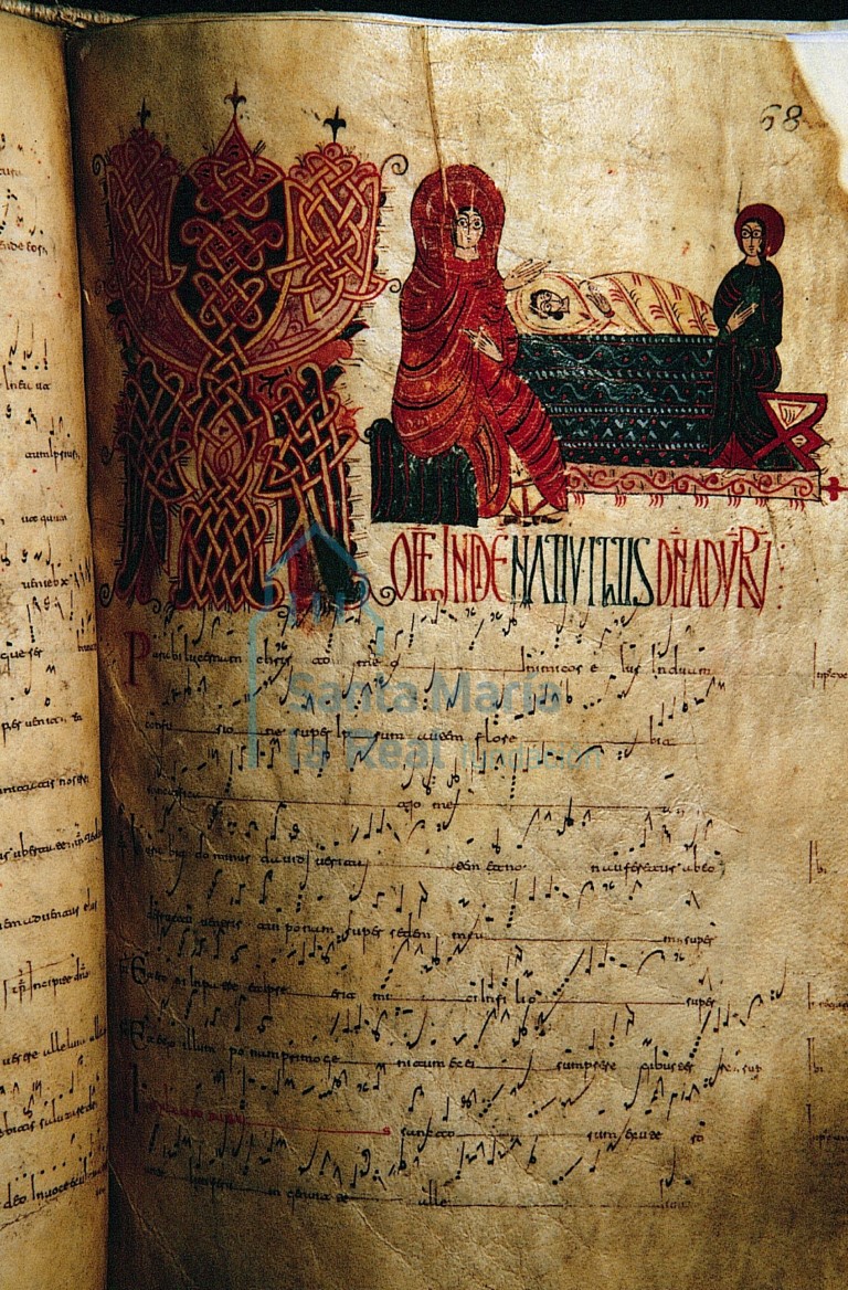 Antifonario mozárabe, fol. 68r Antifonario mozárabe, fol. 68r
