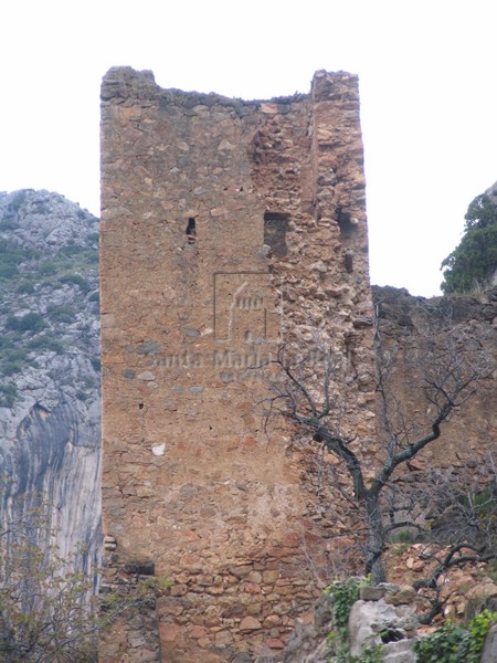 Lado oeste de la torre