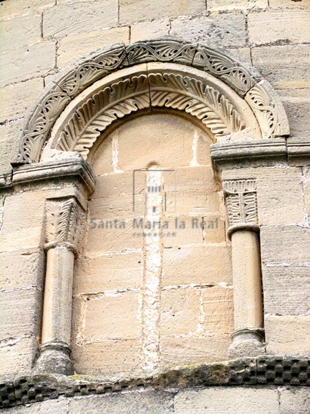 Ventana este del ábside