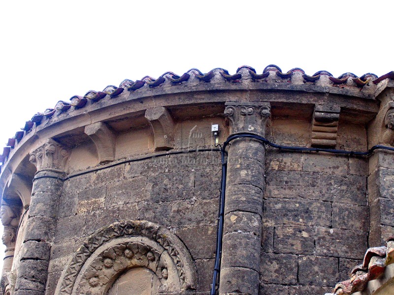 Canecillos y capiteles del ábside