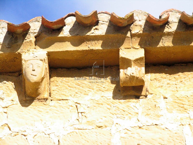 Canecillos del muro sur de la nave
