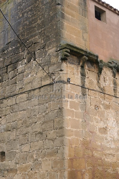 Detalle del hastial occidental