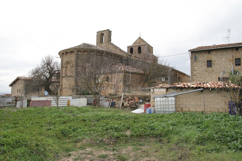 Vista del emplazamiento de la iglesia
