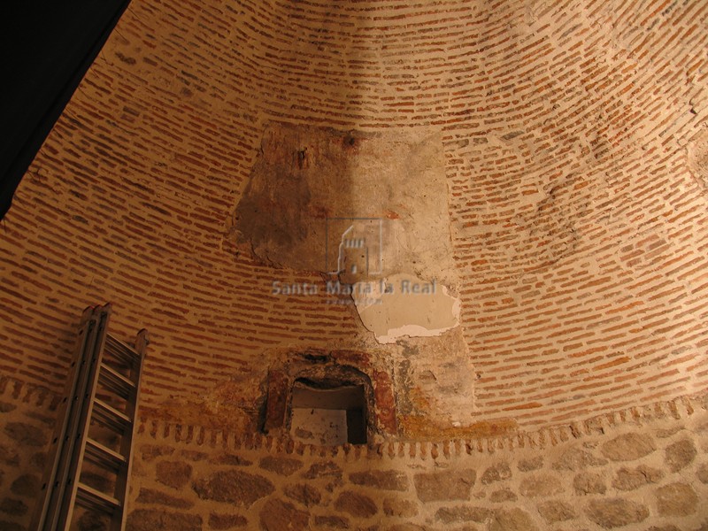 Detalle de la bóveda del ábside