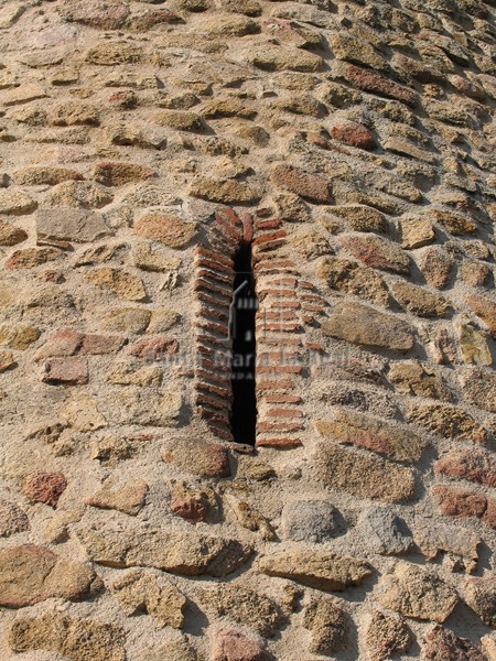 Detalle del vano del ábside