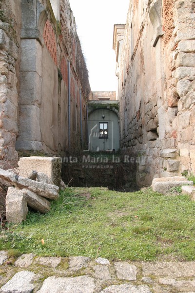 Vista de la estructura del monasterio